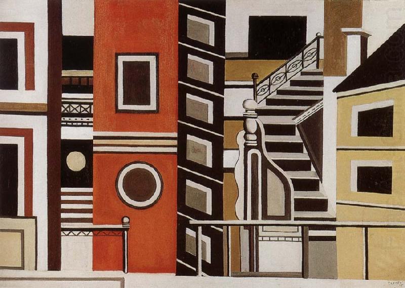 The design having stair, Fernard Leger